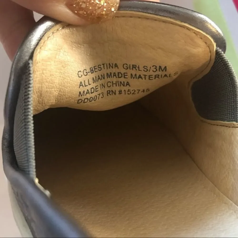 Vince Camuto Girl’s Silver Bestina Sneakers Shoes